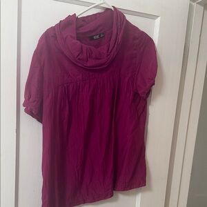 Lane Bryant Fuchsia Blouse